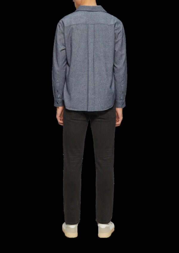 Regular Fit: Wärmendes Hemd aus mehrfarbigem Twill