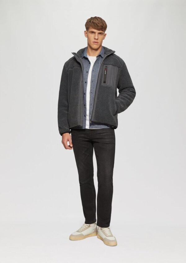 Regular Fit: Wärmendes Hemd aus mehrfarbigem Twill