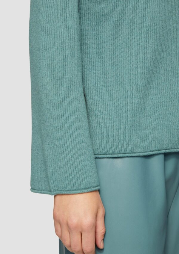 Turtleneck-Pullover aus Wollmischung
