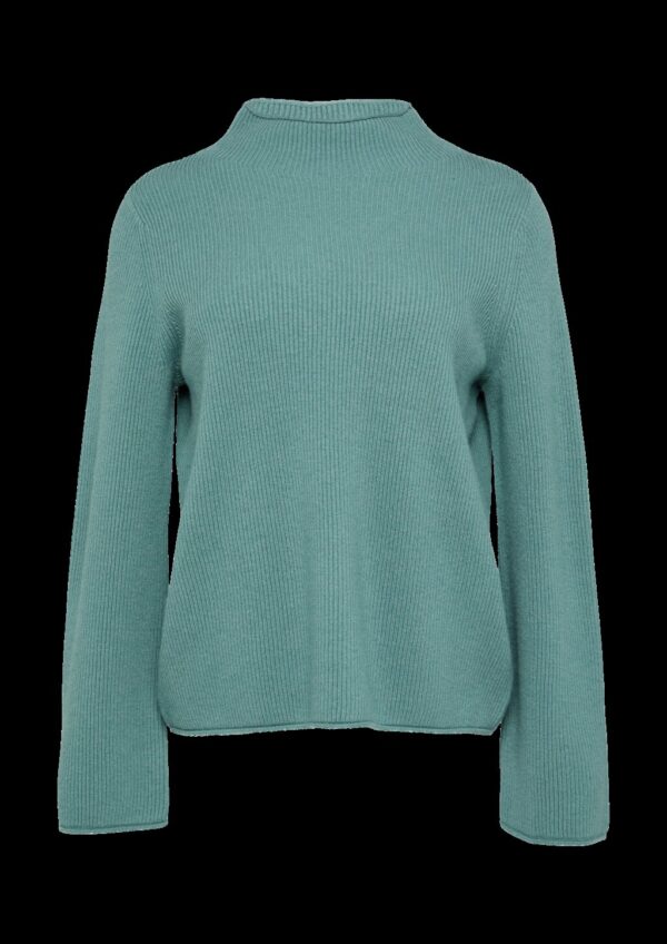 Turtleneck-Pullover aus Wollmischung