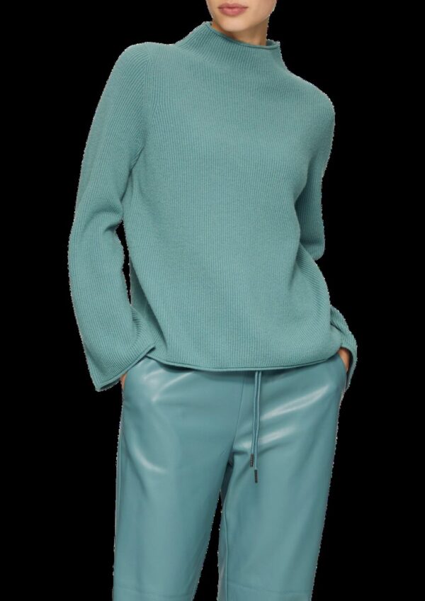 Turtleneck-Pullover aus Wollmischung
