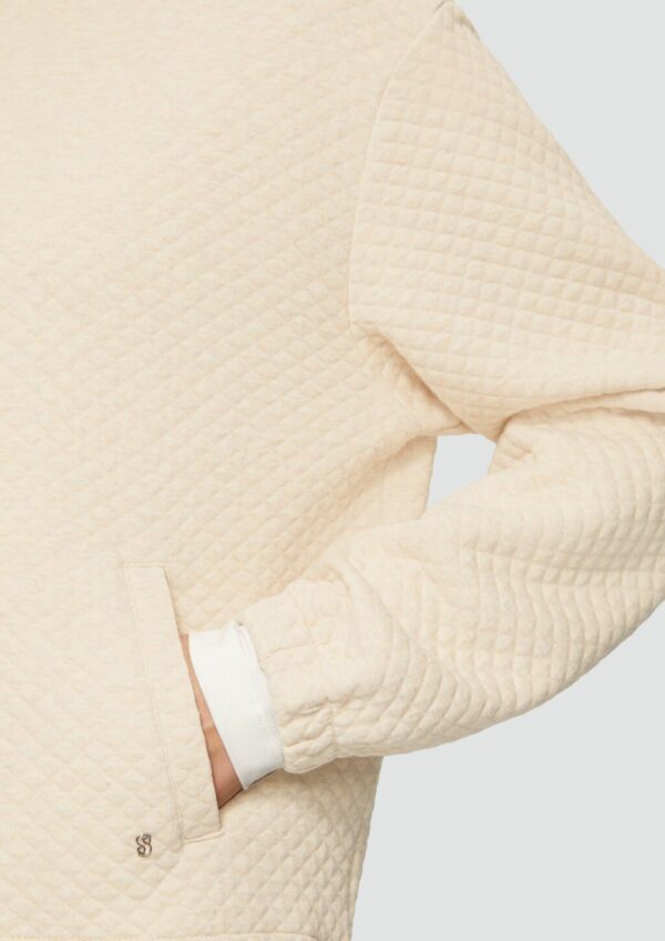 Jersey-Jacke mit Waffelstruktur