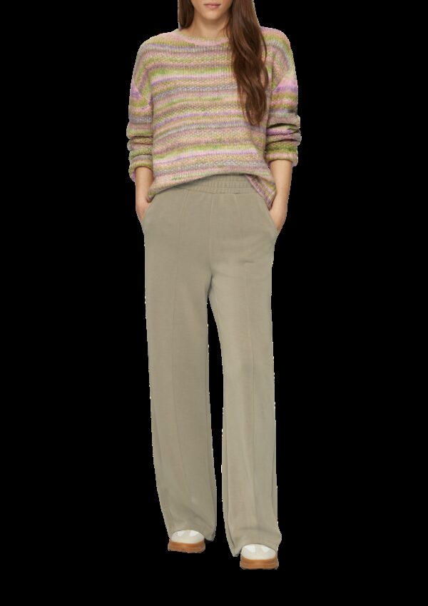 Wide-Leg-Hose aus Modalmix