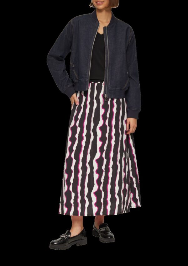 Midi-Rock aus strukturiertem Viskosemix