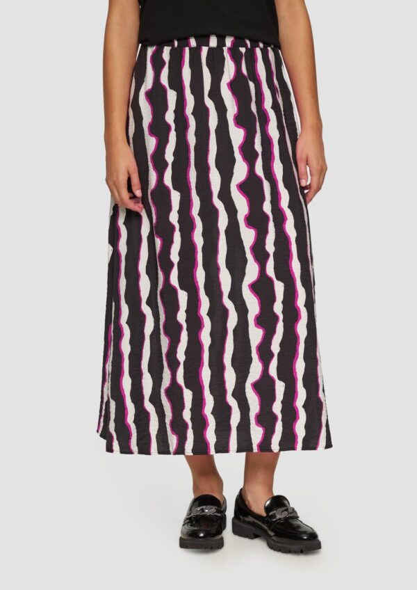 Midi-Rock aus strukturiertem Viskosemix