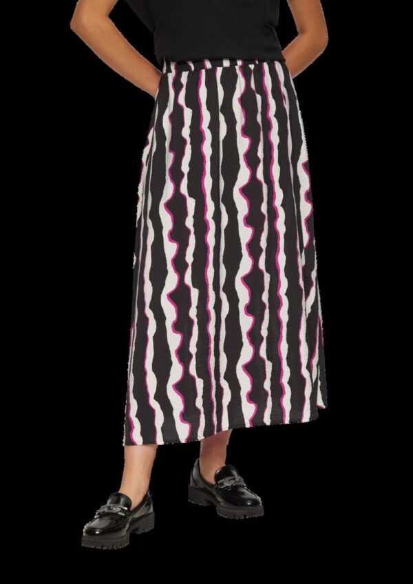 Midi-Rock aus strukturiertem Viskosemix