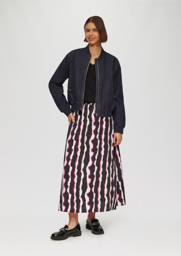 Midi-Rock aus strukturiertem Viskosemix