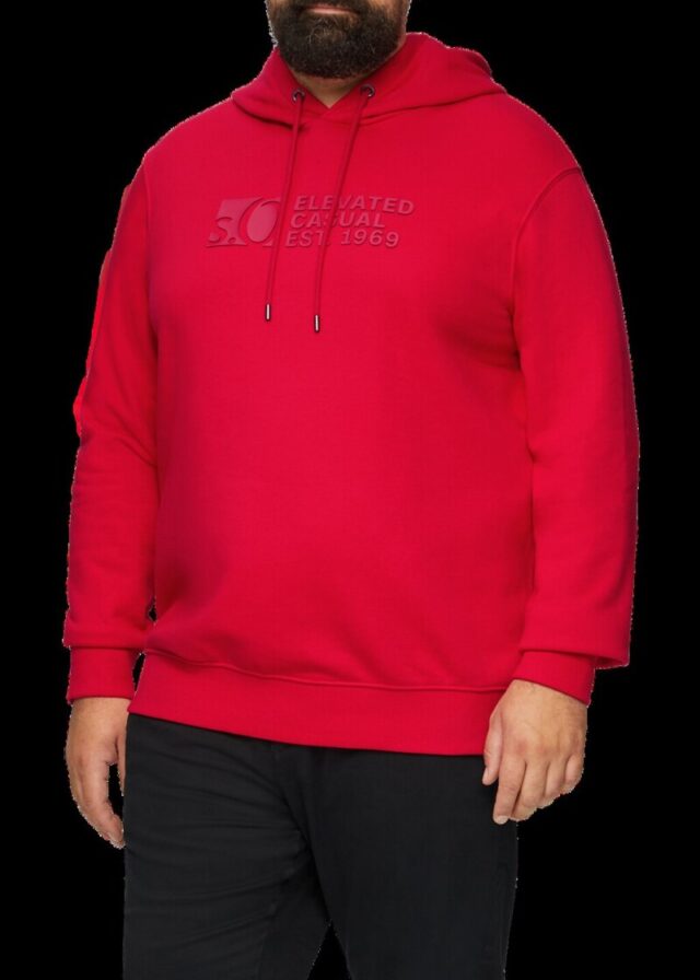 Kapuzen-Sweatshirt mit Logo-Print