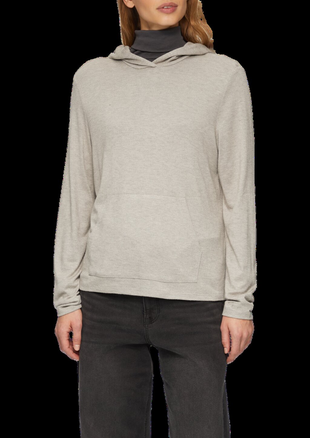 Leichter Hoodie aus Viskose-Jersey