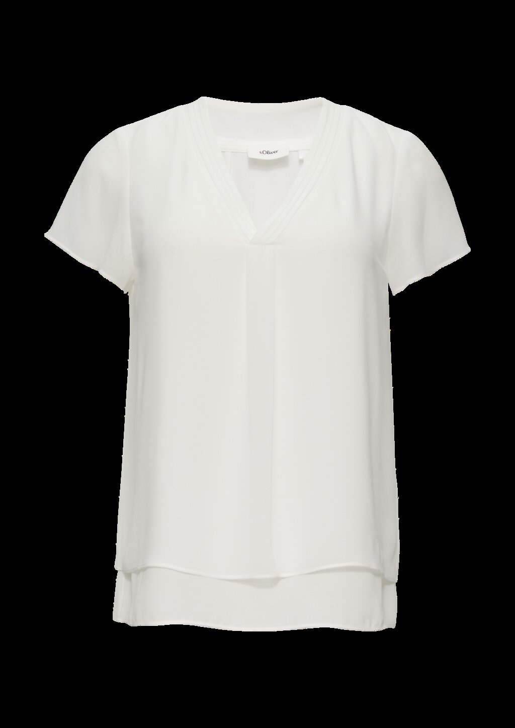 Layering-Bluse aus Chiffon