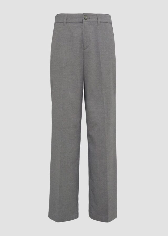 Stoffhose mit Wide Leg und Bügelfalten