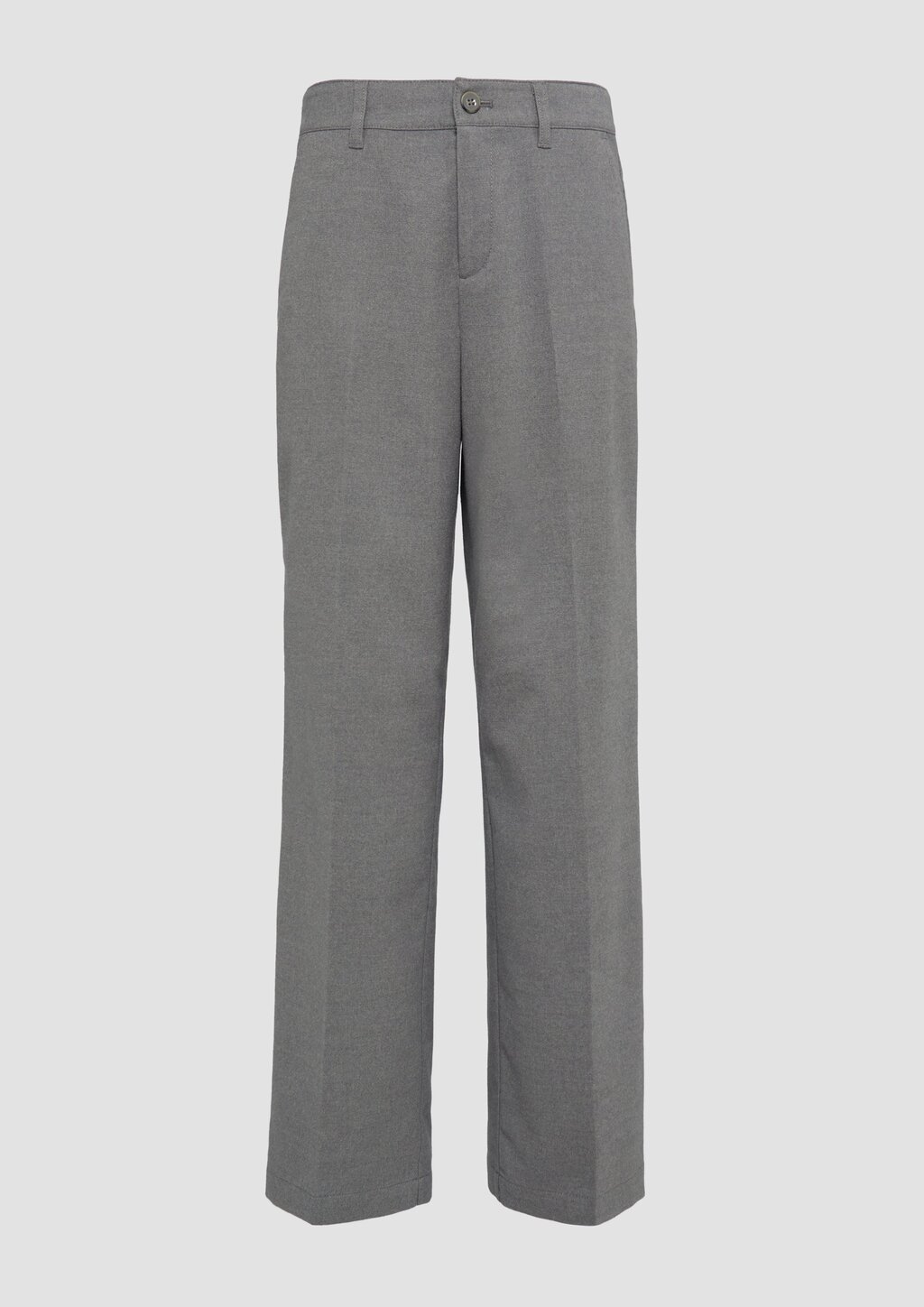 Stoffhose mit Wide Leg und Bügelfalten