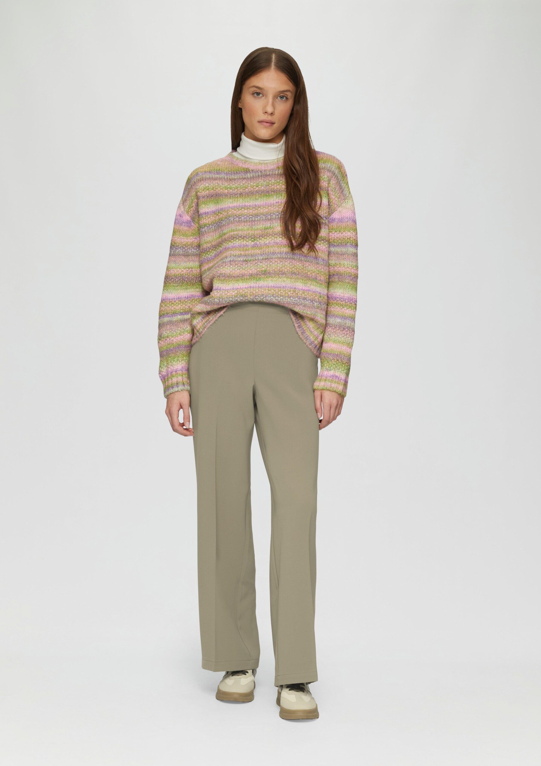 Wide-Leg-Hose mit elastischem Bund