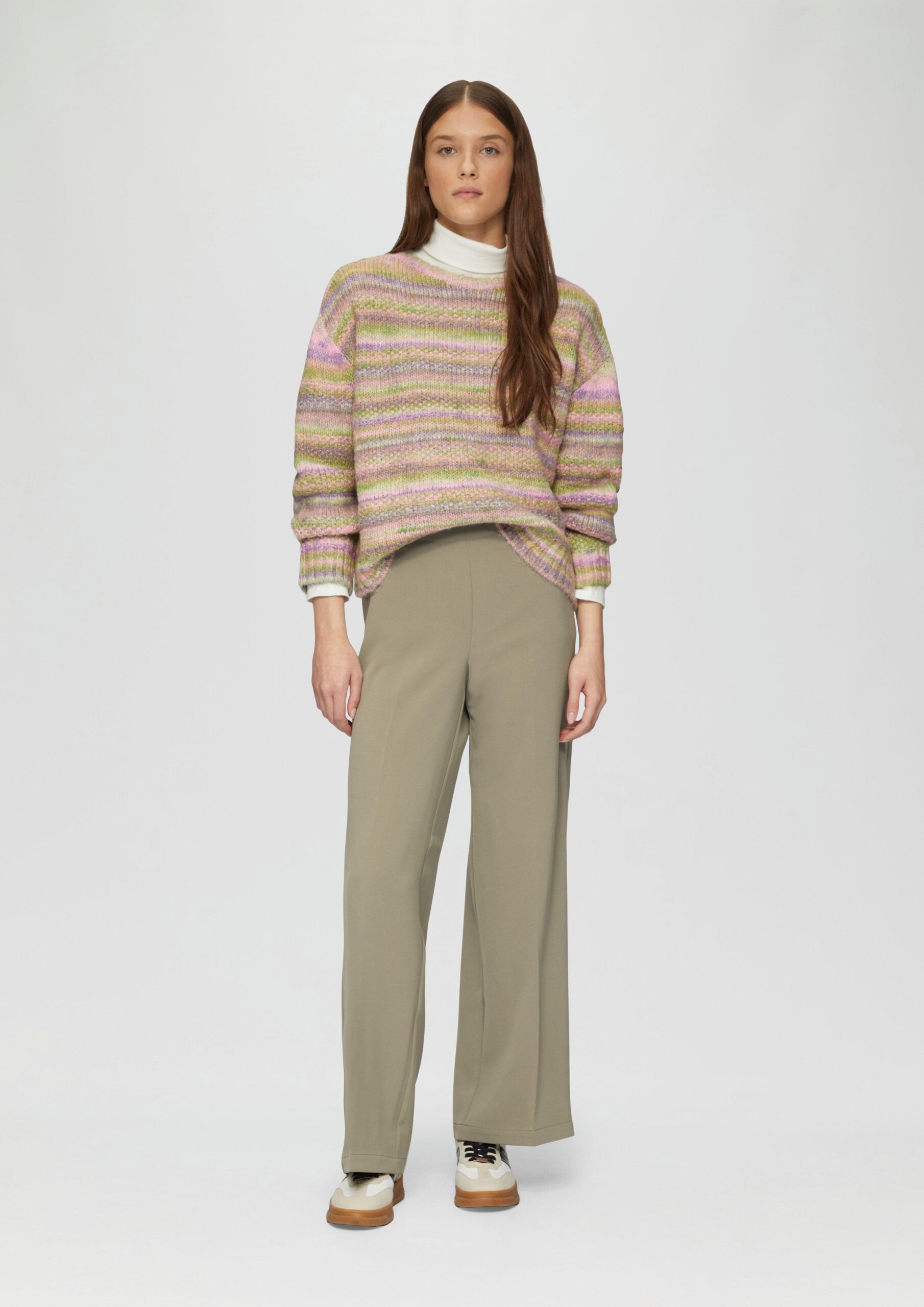 Wide-Leg-Hose mit elastischem Bund