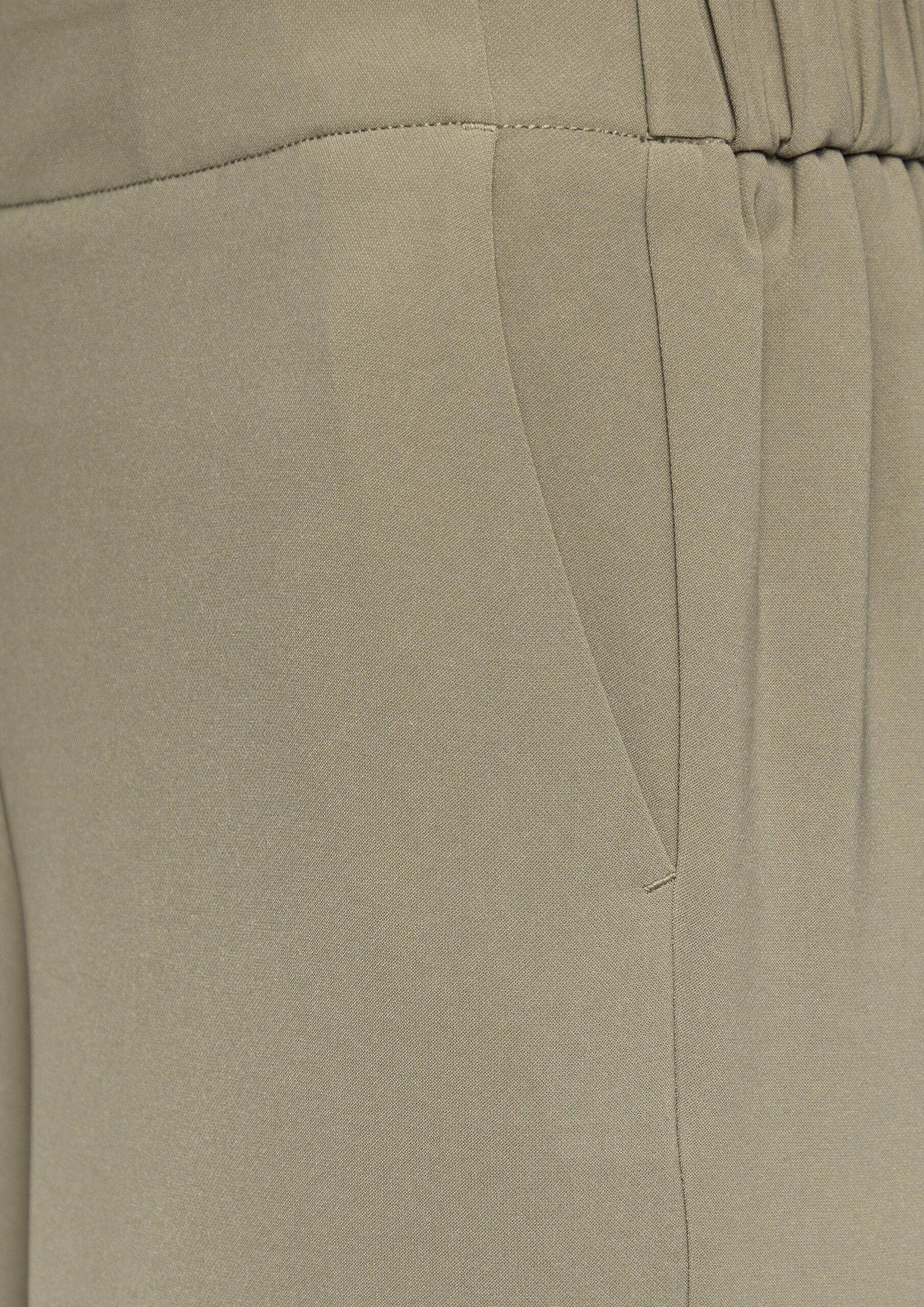 Wide-Leg-Hose mit elastischem Bund