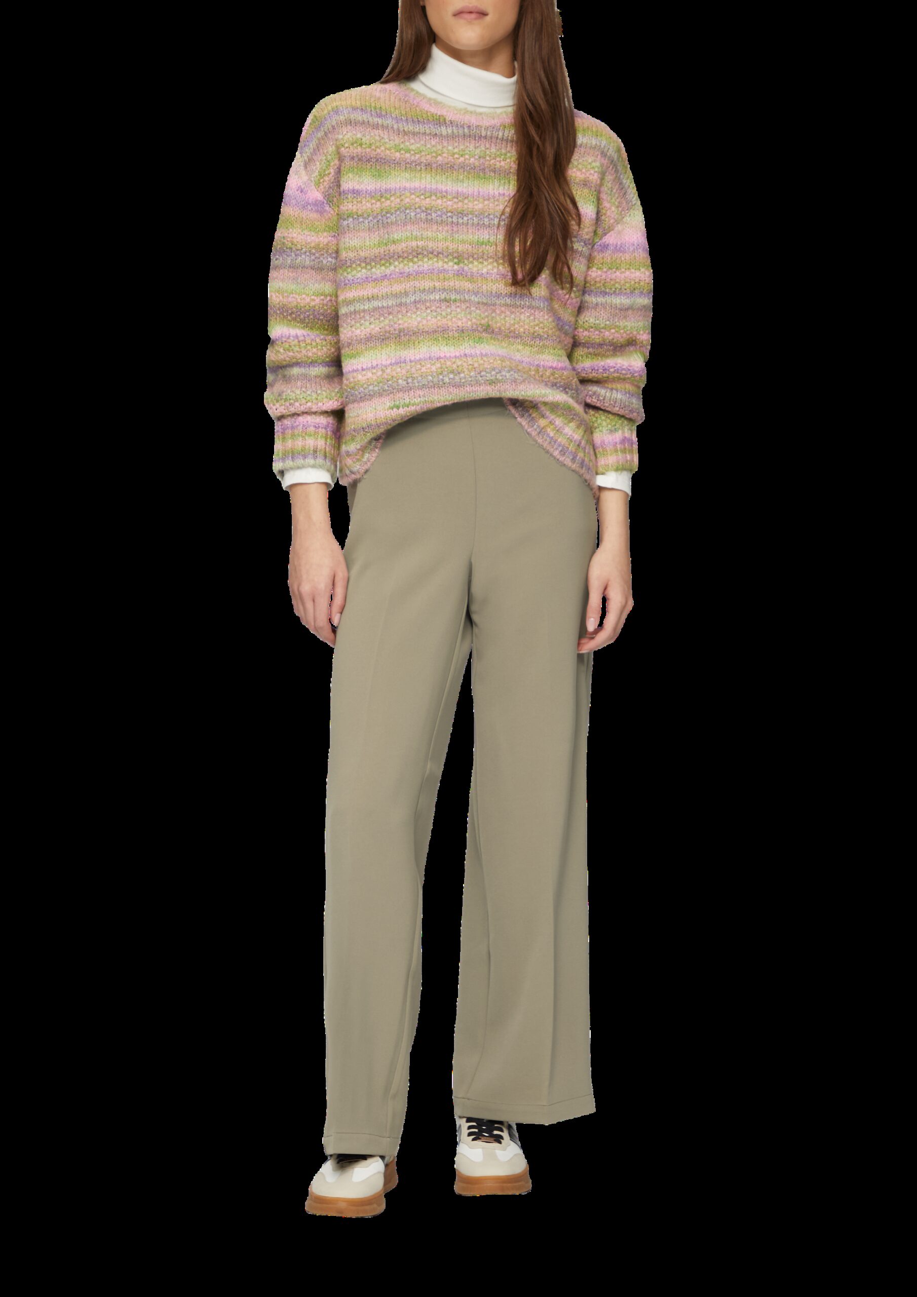 Wide-Leg-Hose mit elastischem Bund