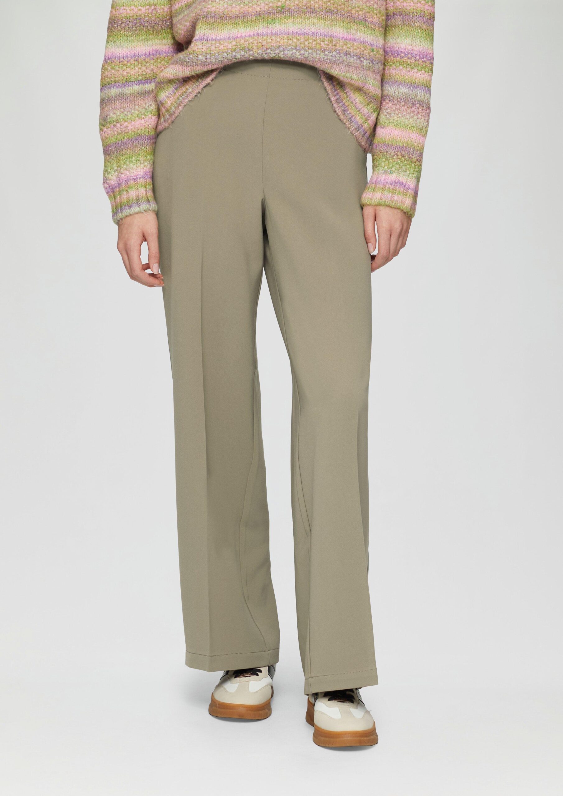 Wide-Leg-Hose mit elastischem Bund