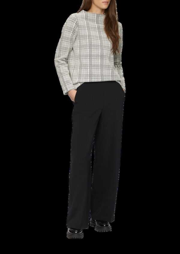 Gemustertes Sweatshirt mit Turtleneck