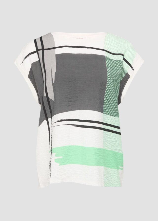 Jersey-Shirt im Fabricmix