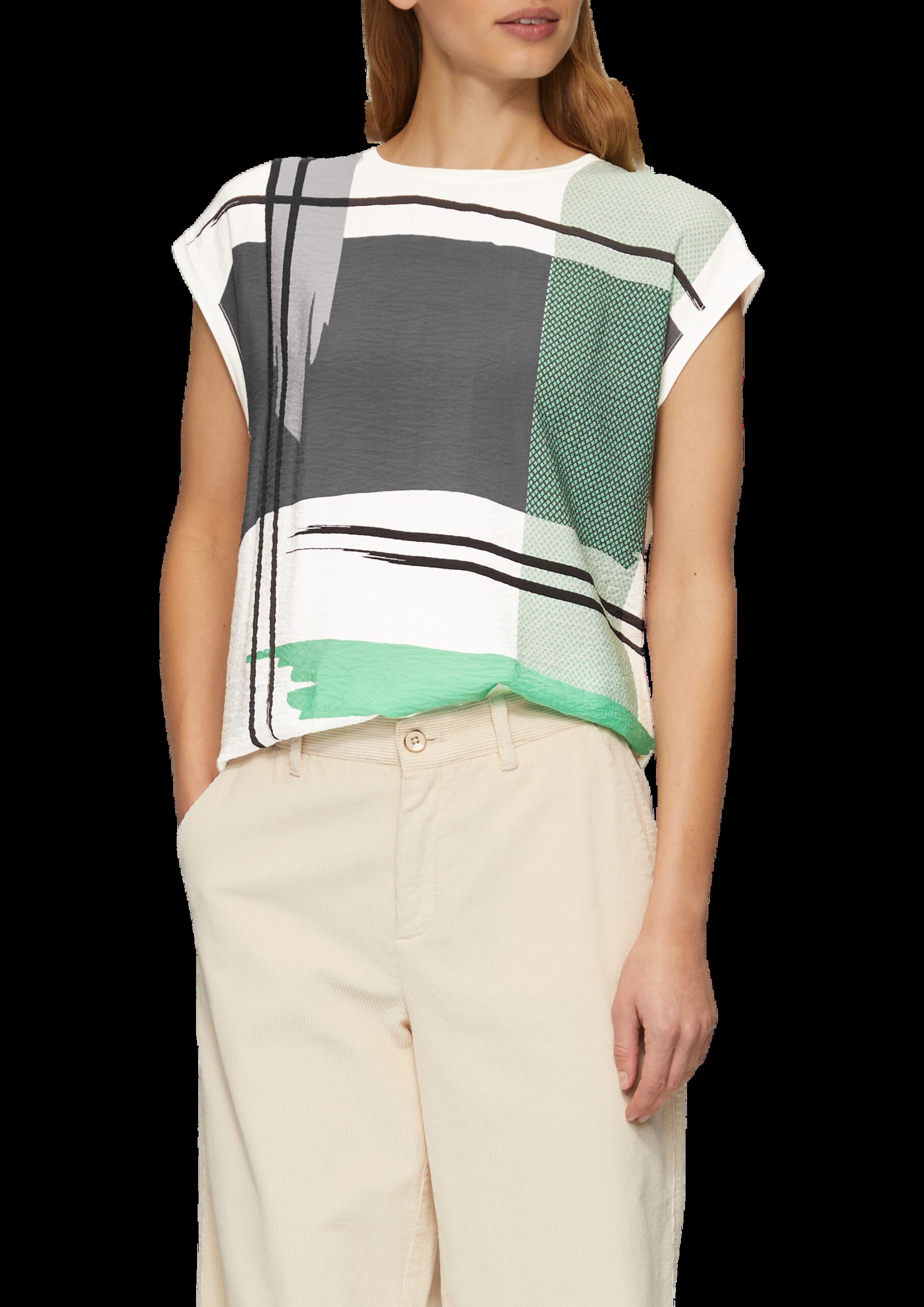 Jersey-Shirt im Fabricmix