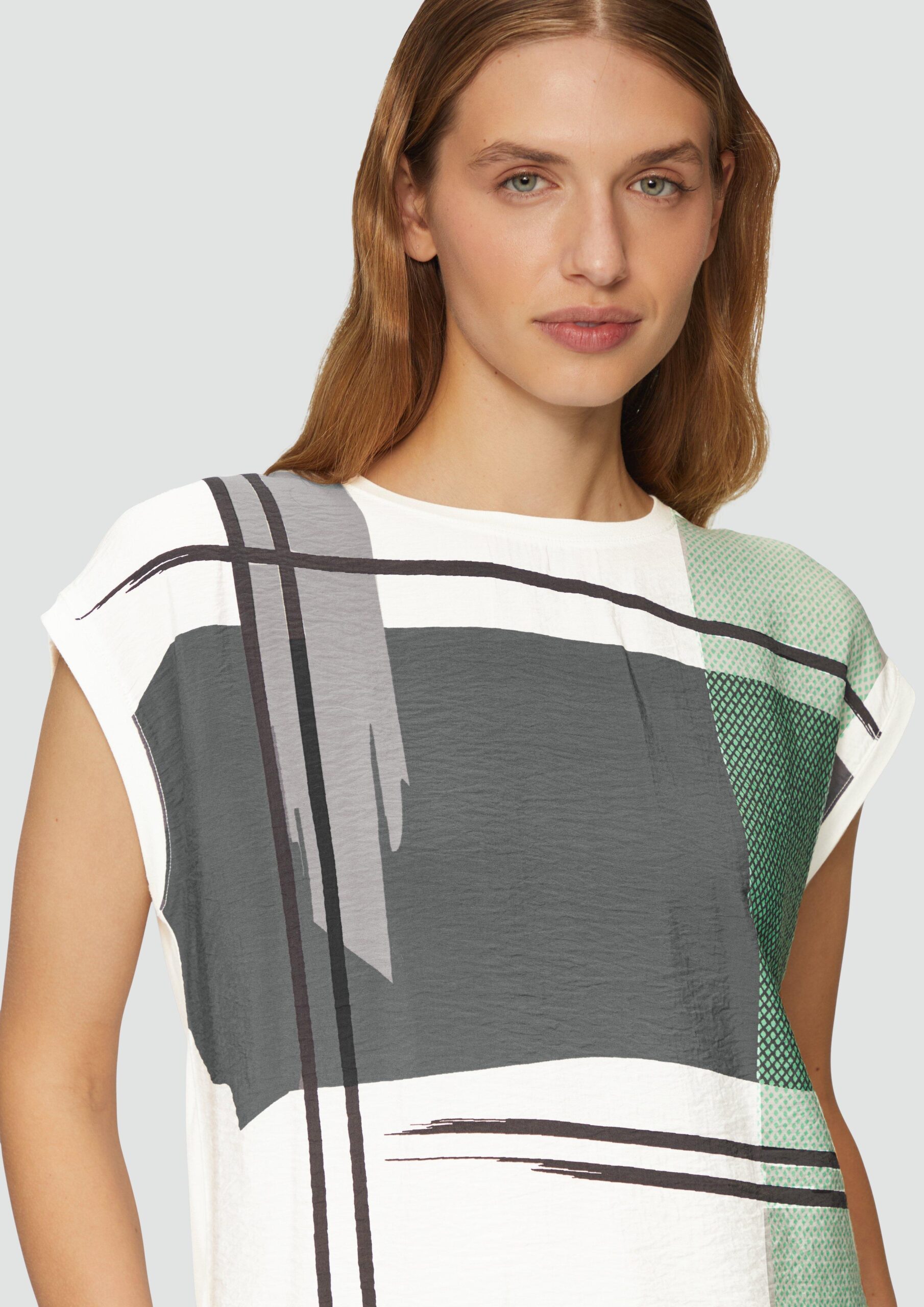 Jersey-Shirt im Fabricmix