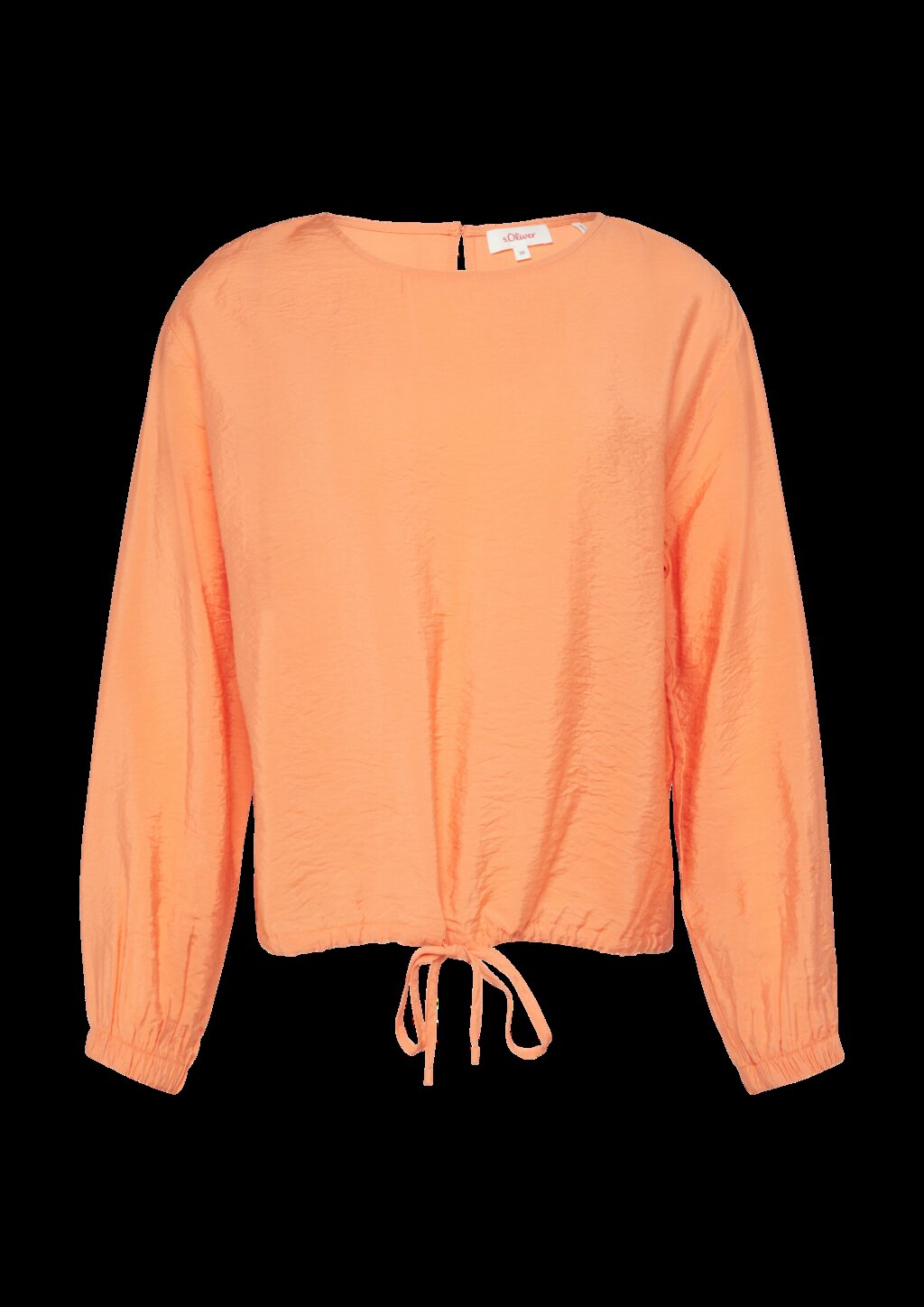 Viskosemix-Bluse in O-Shape