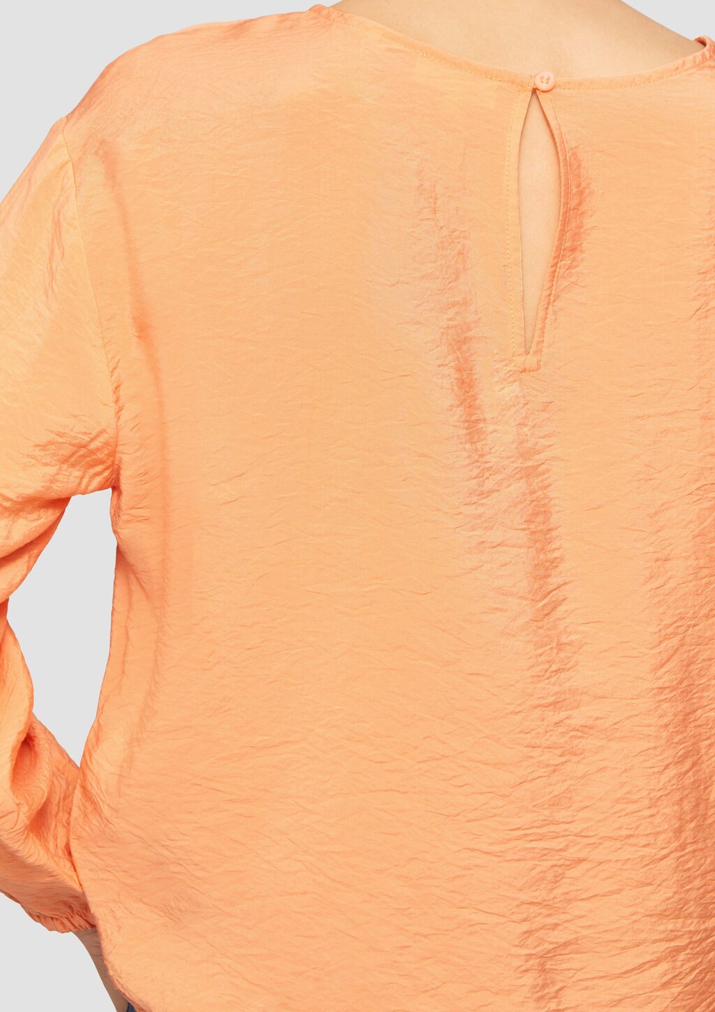 Viskosemix-Bluse in O-Shape