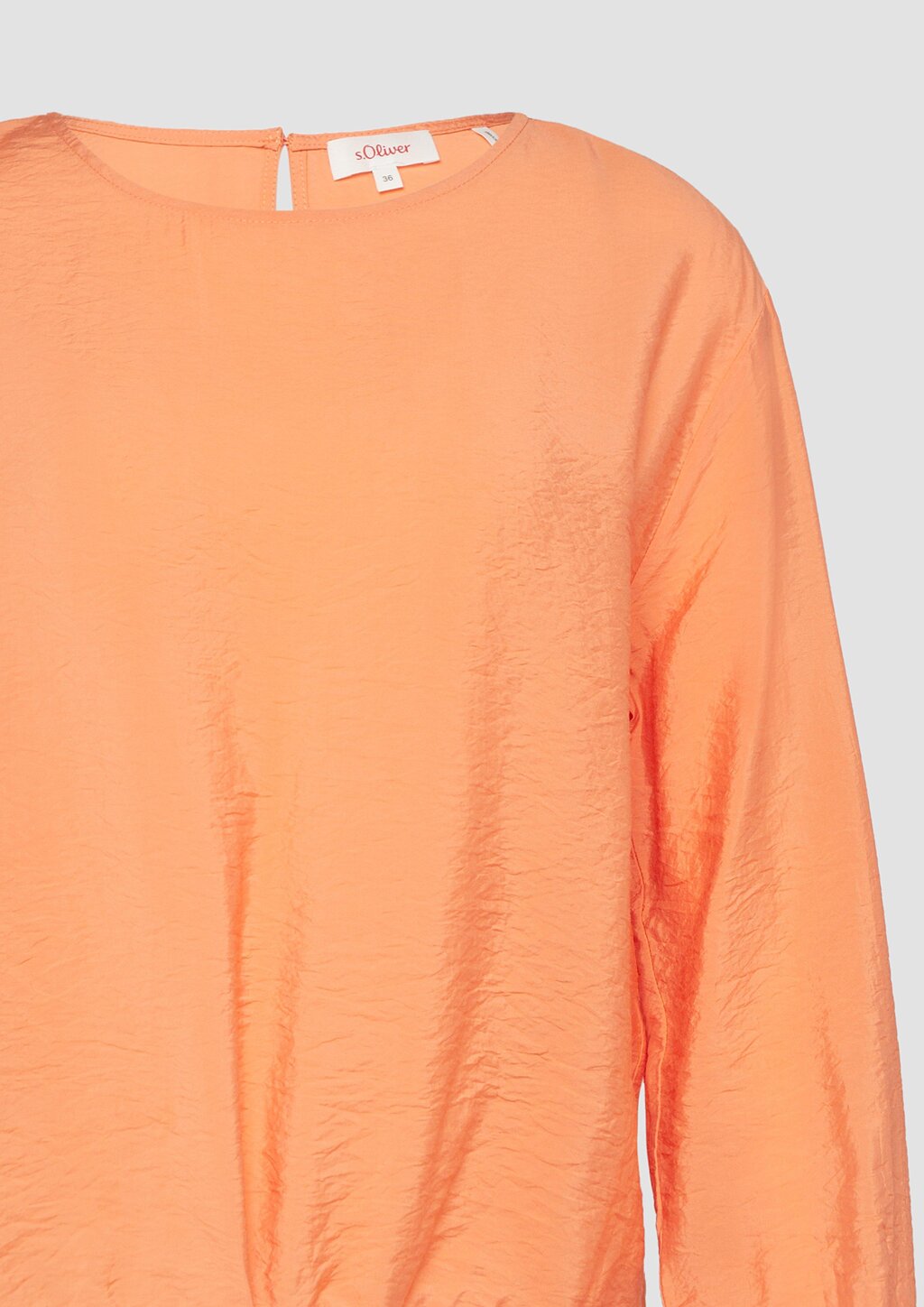 Viskosemix-Bluse in O-Shape