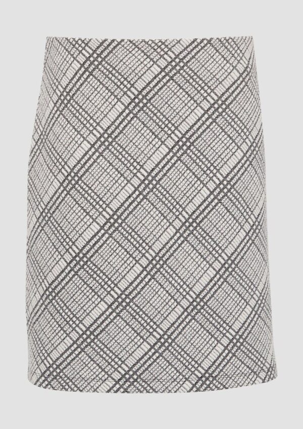 Elastischer Jacquard-Rock aus Sweat