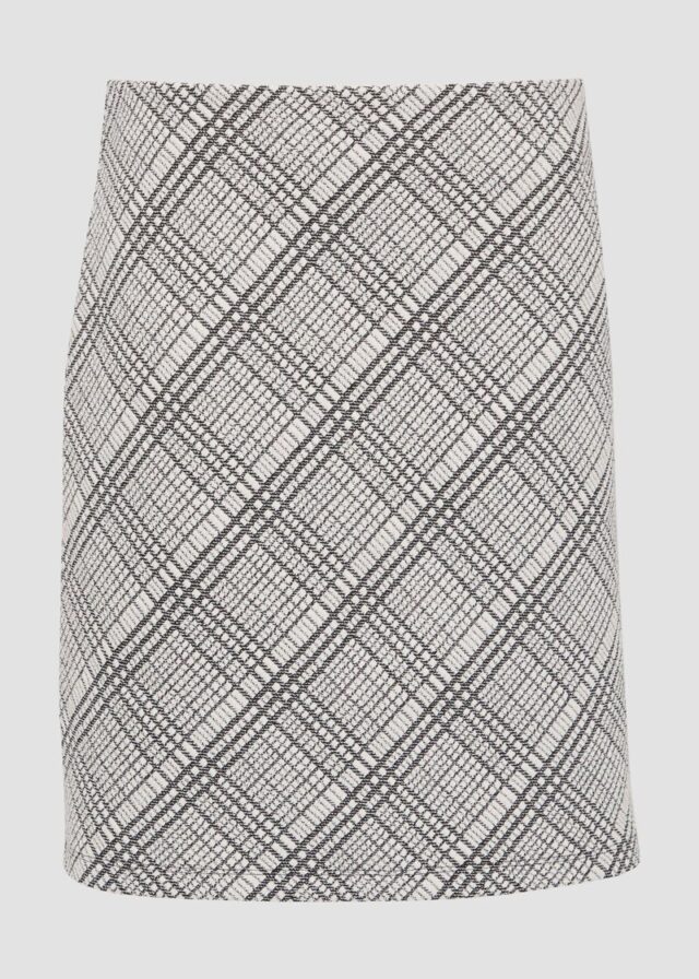 Elastischer Jacquard-Rock aus Sweat