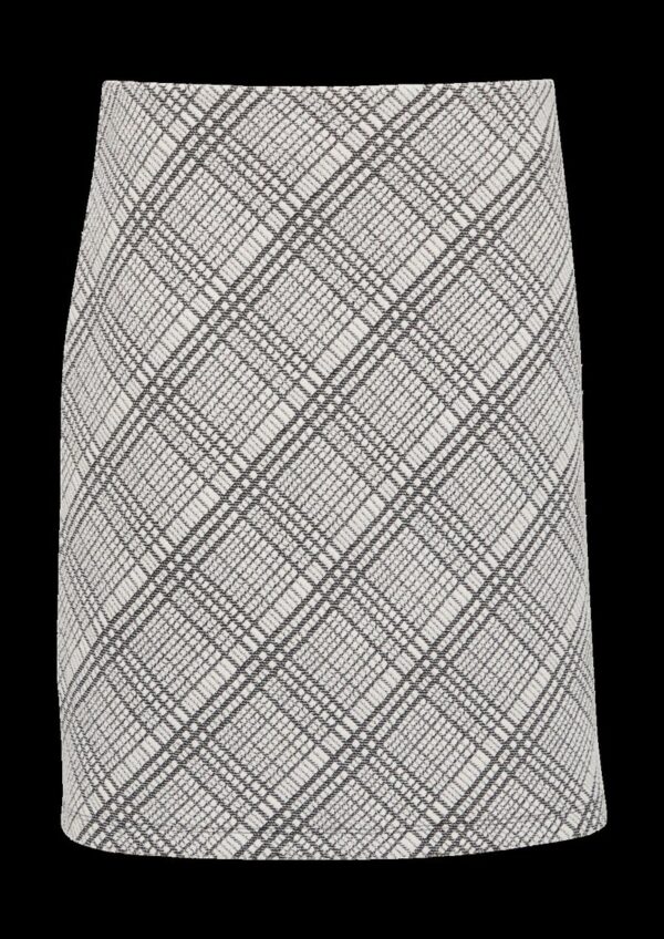 Elastischer Jacquard-Rock aus Sweat