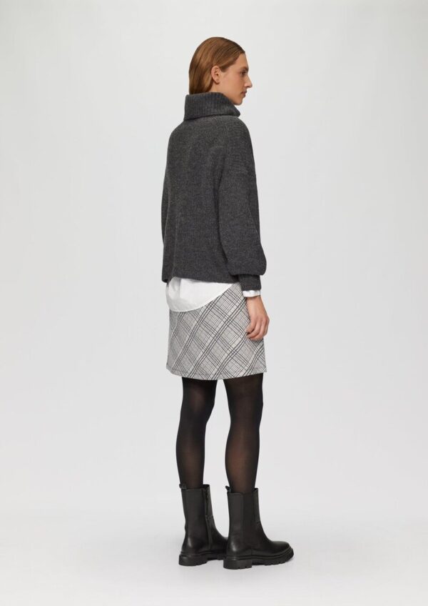 Elastischer Jacquard-Rock aus Sweat