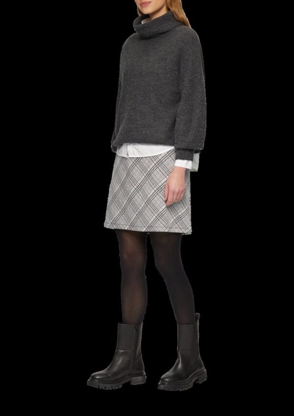 Elastischer Jacquard-Rock aus Sweat