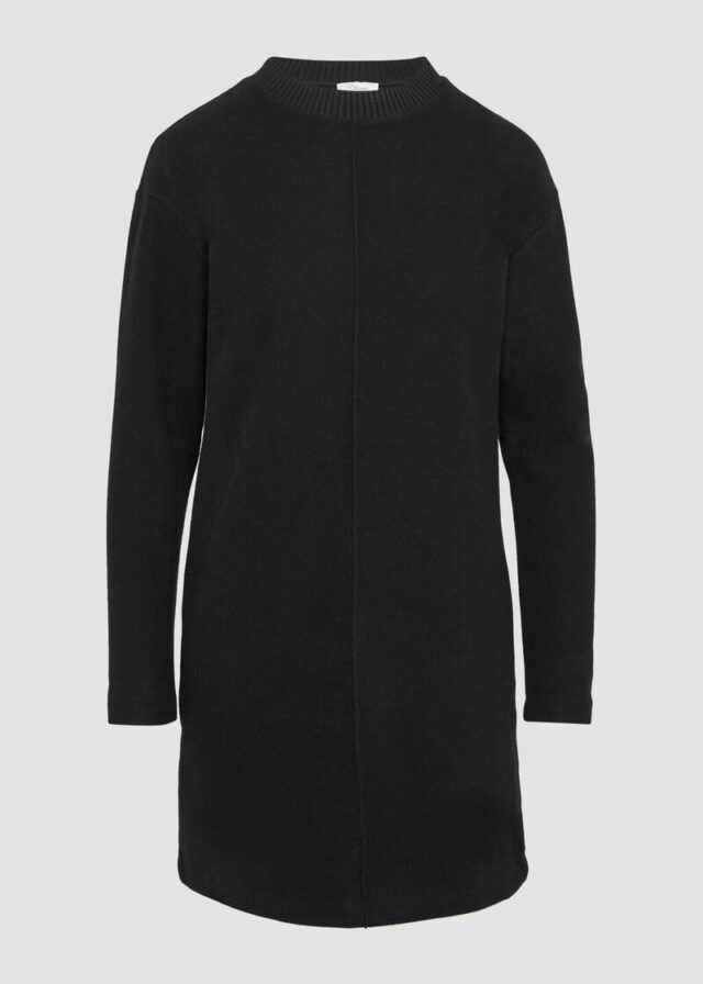 Weiches Sweat-Kleid mit Ziernaht