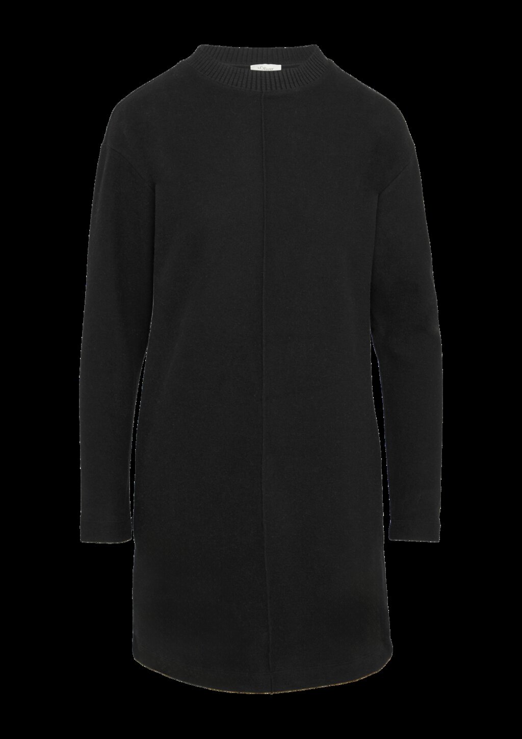 Weiches Sweat-Kleid mit Ziernaht