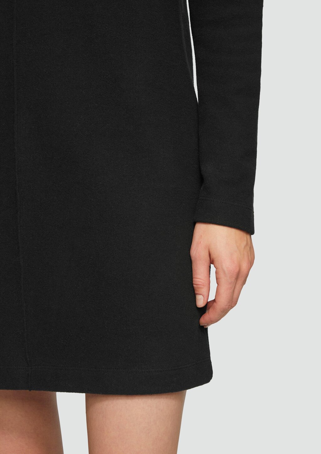 Weiches Sweat-Kleid mit Ziernaht