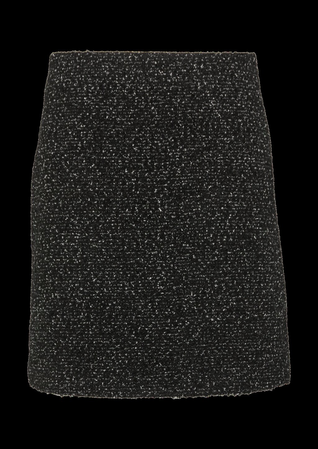 Kurzer Bouclé-Rock mit verdecktem Reißverschluss