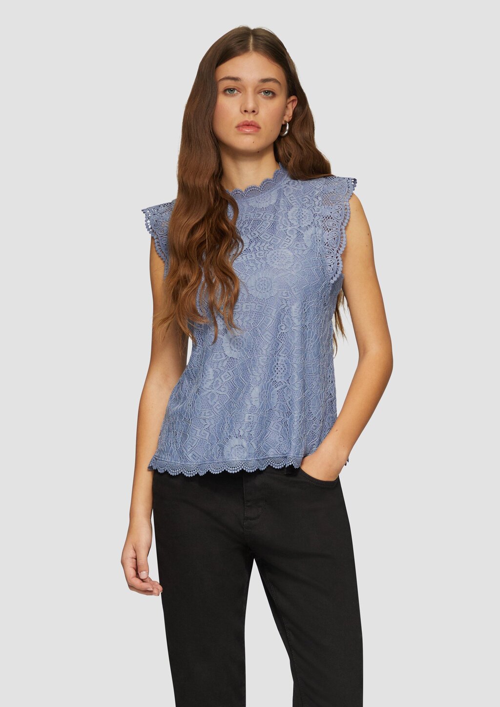 Blusentop aus Spitze