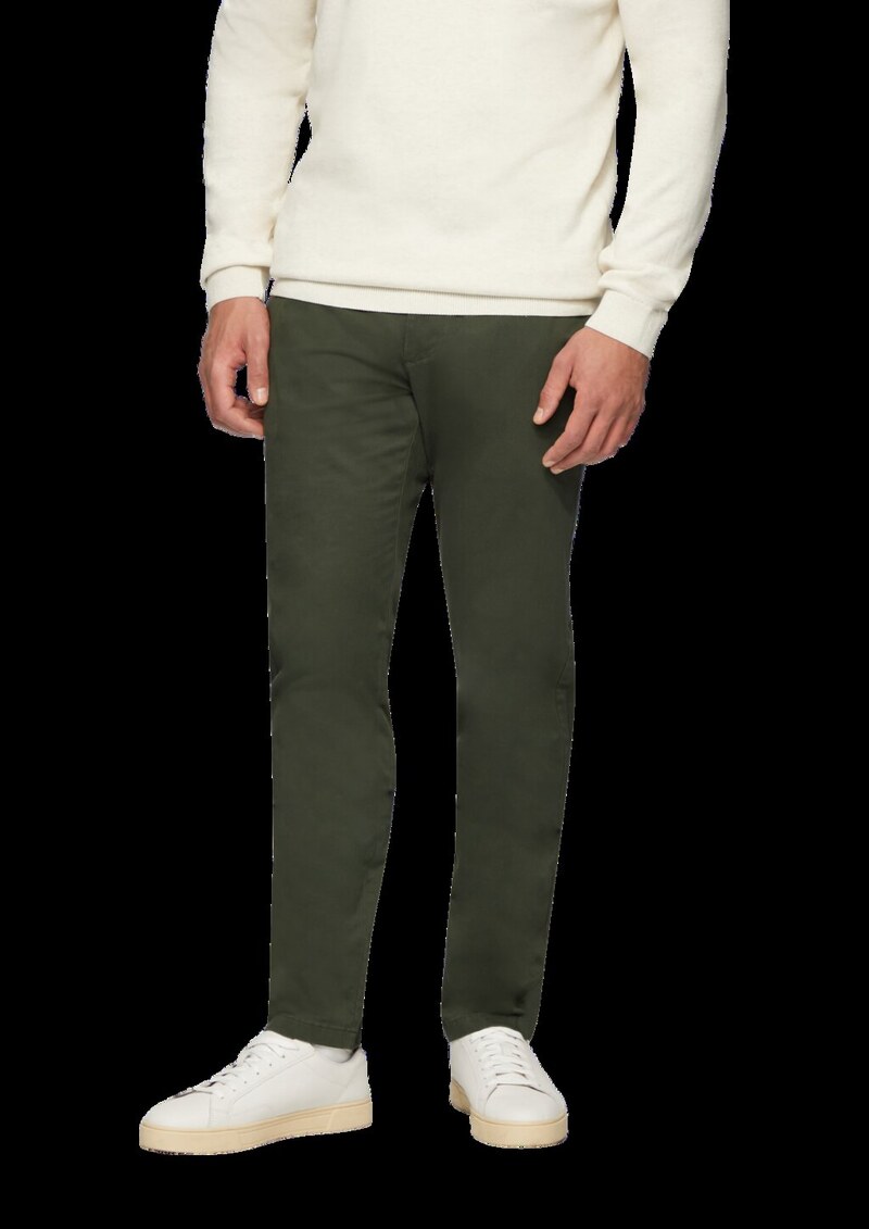 Slim: Elastische Hose aus Baumwollmix