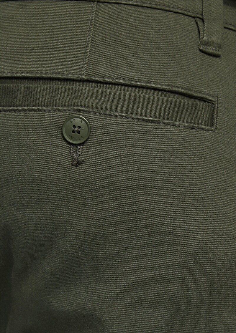 Slim: Elastische Hose aus Baumwollmix