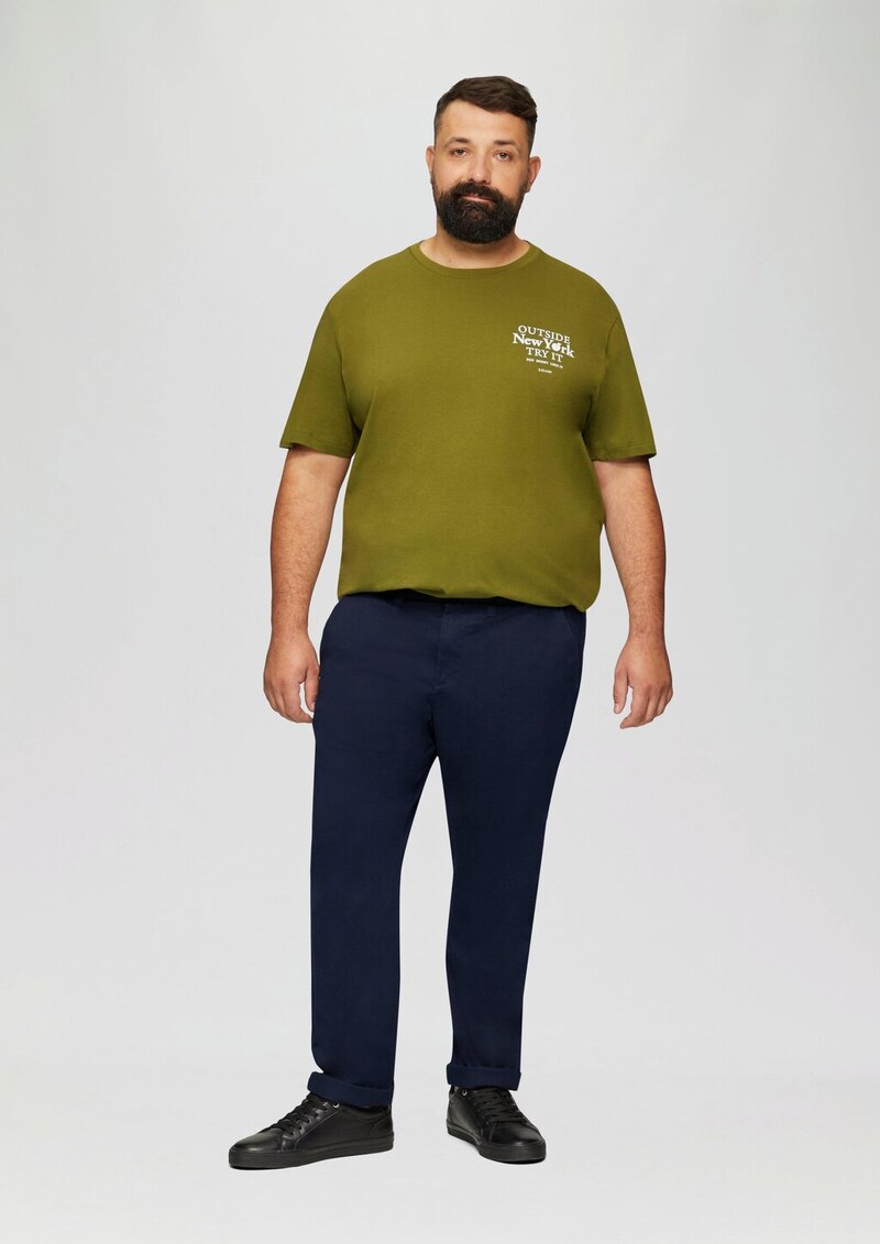 Slim: Elastische Hose aus Baumwollmix