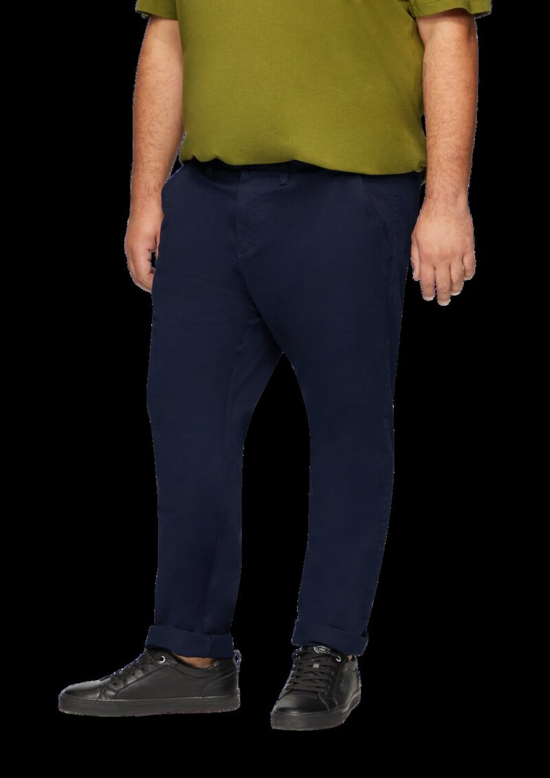 Slim: Elastische Hose aus Baumwollmix