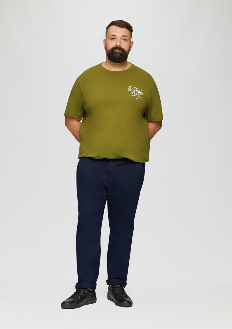 Slim: Elastische Hose aus Baumwollmix