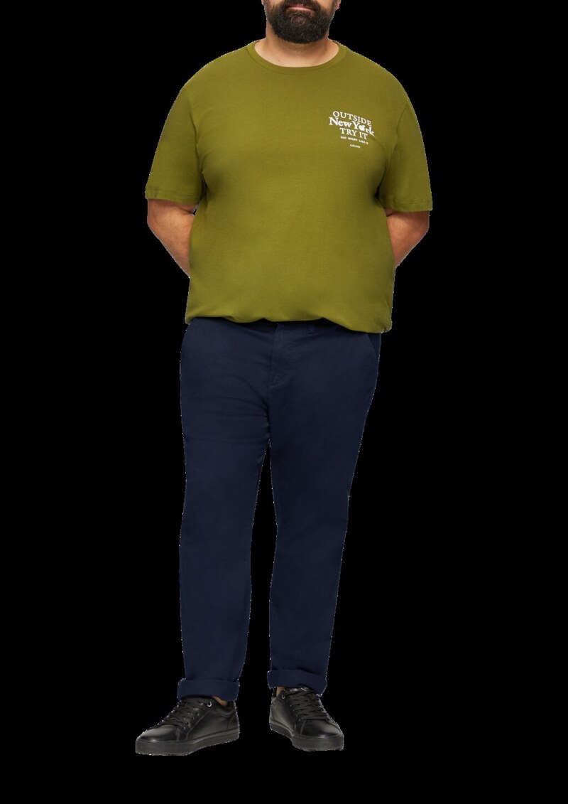 Slim: Elastische Hose aus Baumwollmix