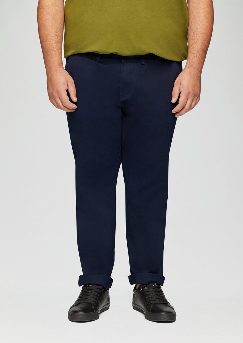 Slim: Elastische Hose aus Baumwollmix