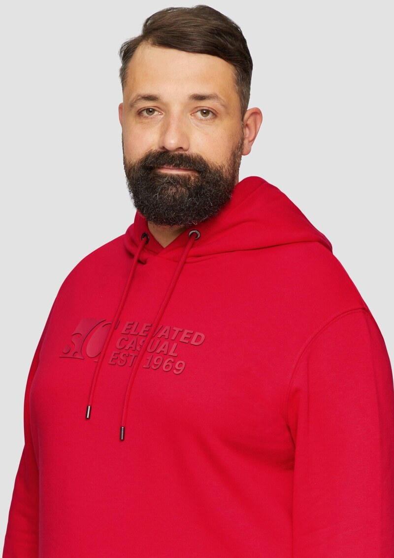 Kapuzen-Sweatshirt mit Logo-Print