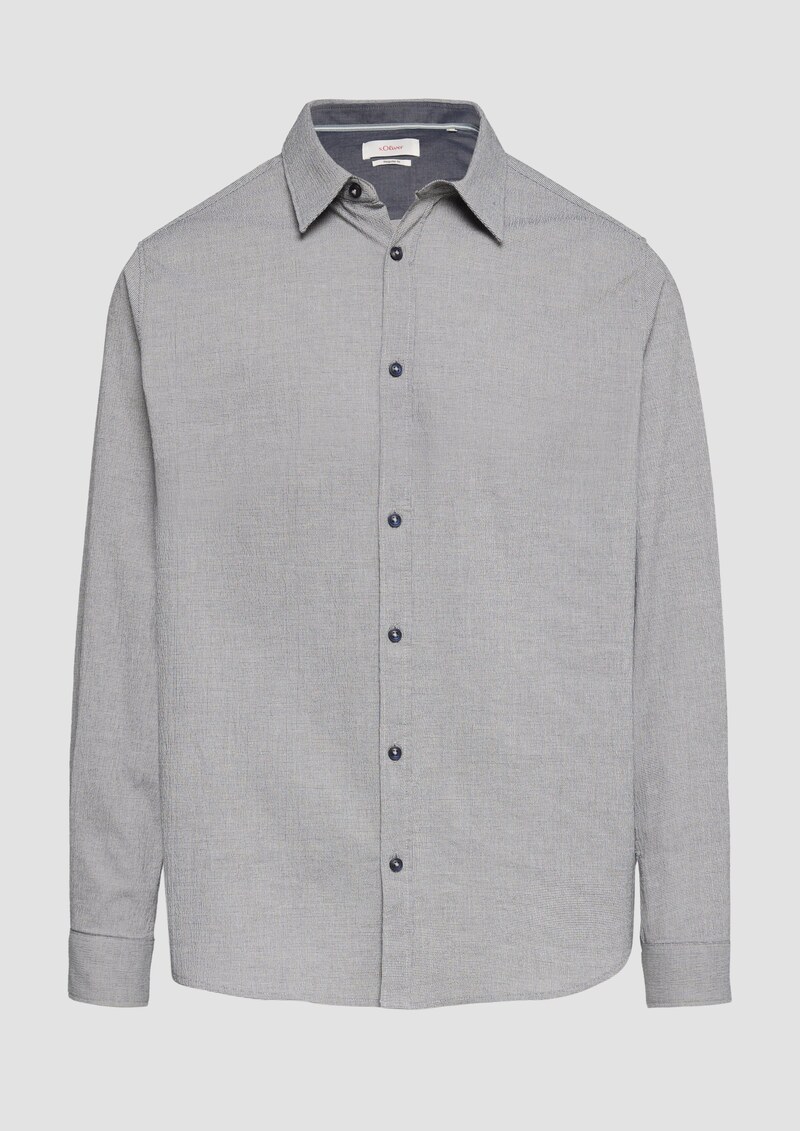 Strukturiertes Hemd aus Seersucker