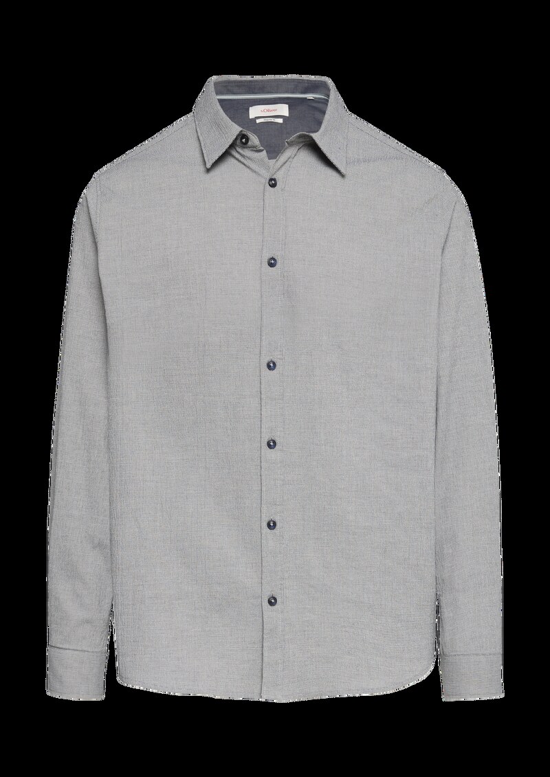 Strukturiertes Hemd aus Seersucker