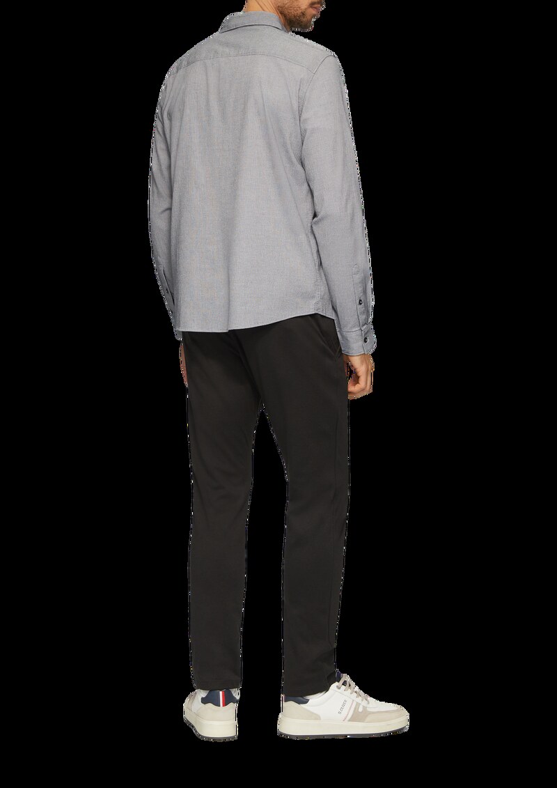 Strukturiertes Hemd aus Seersucker