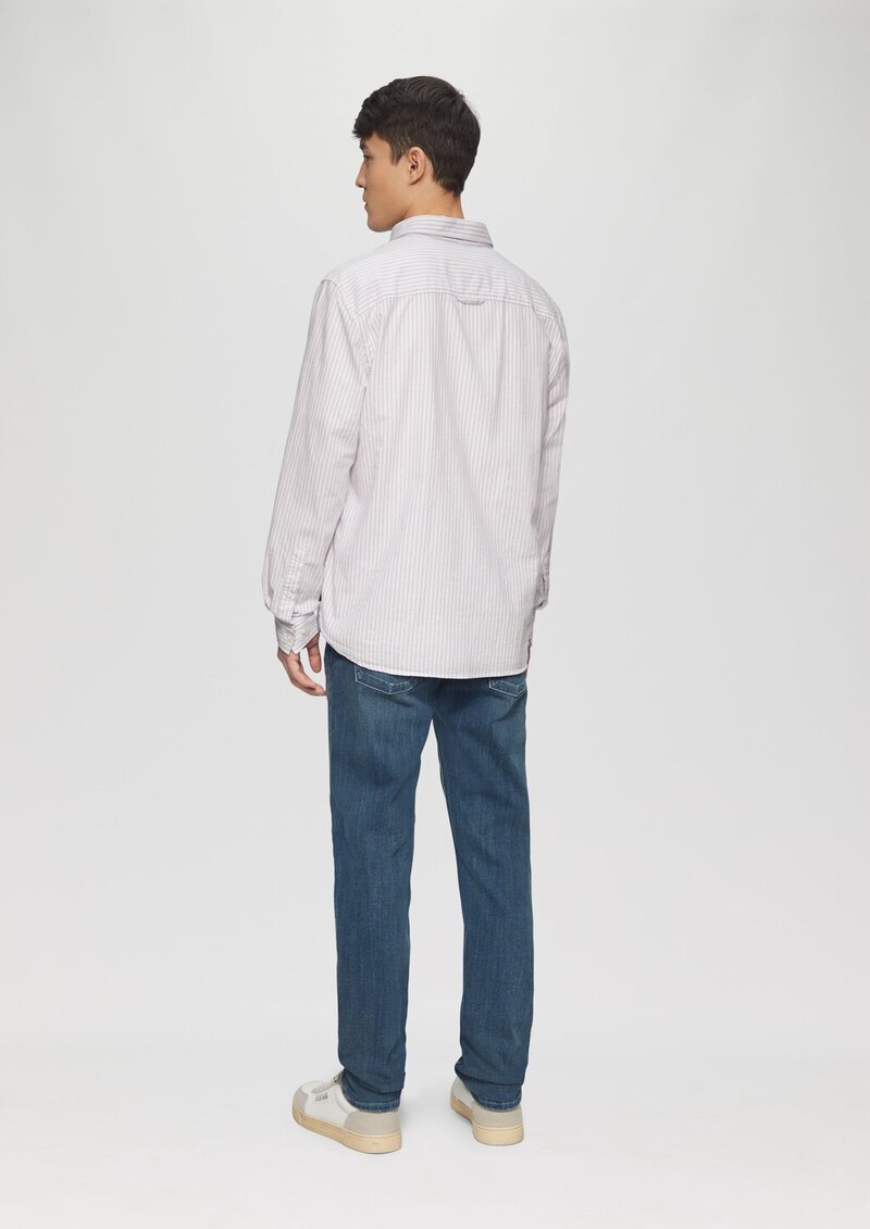 Regular Fit: Gestreiftes Oxford-Hemd